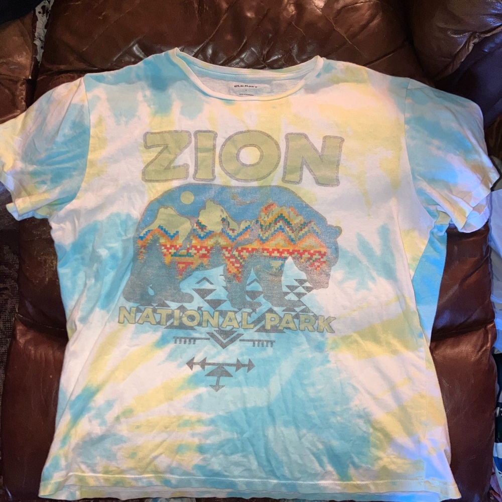 Zion National Park Tie-Dye T-Shirt